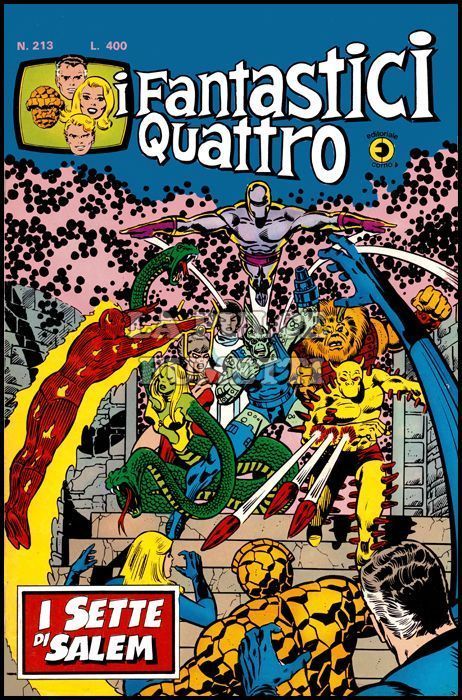 FANTASTICI QUATTRO #   213: I SETTE DI SALEM